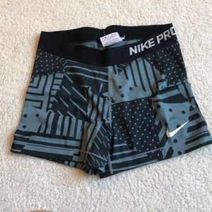 Nike pro compression/spandex shorts